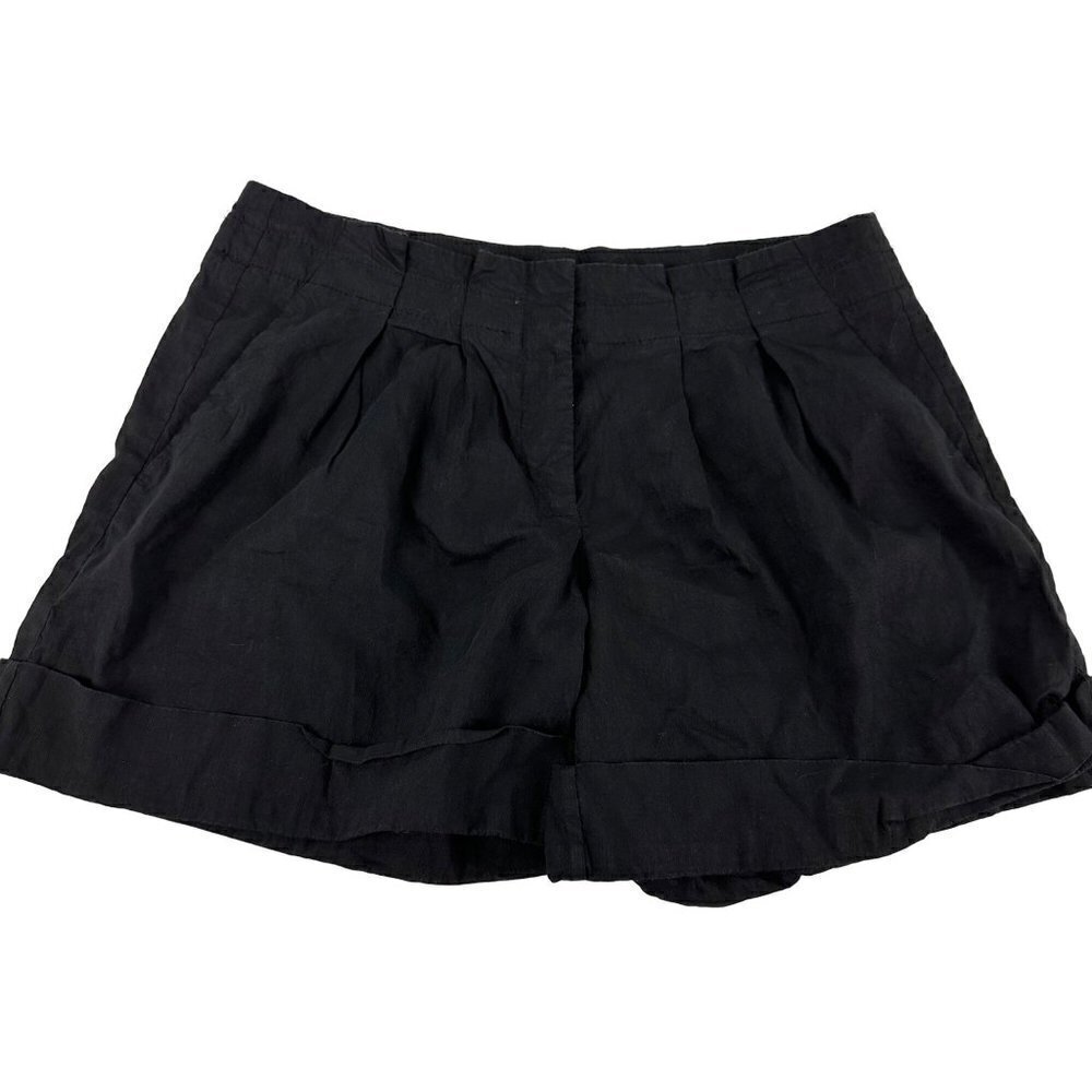 *Theory Black Dress Shorts Pleated Size 4